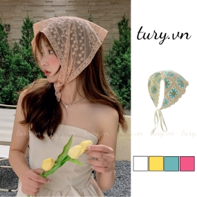Băng Đô Tam Giác Nữ -Tury- Ren Tam Giác Turban Tiêu Thư Sang Trọng Tha Hồ Sống Áo Sang Chảnh Đi Chơi Du Lịch - BD021