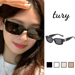 Kính Mát (Kính Râm) Unisex Hình Chữ Nhật Gọng Nhựa Phong Cách Ngầu Cá Tính Đi Nắng Thời Trang Mùa Hè - Tury - Mã MK049