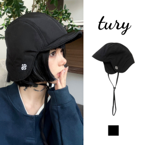 Mũ Len Unisex Nam Nữ - Tury -  Mũ Len Phi Công Ấm Áp Họa Tiết Đơn Giản Phong Cách Thu Đông  - NL038