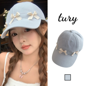 Mũ Lưỡi Trai Nữ, Nón Kết Đính Nơ Dễ Thương Chất Liệu Cotton Che Nắng Thời Trang Mùa Hè - Mã MLT049