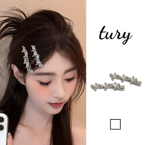 Kẹp Tóc Bạc Mẫu 3 Cánh Hoa - Mã KT078