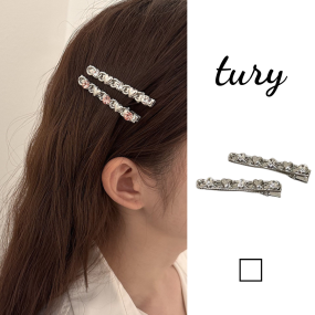 Kẹp Tóc Bạc mẫu trái tim - Mã KT079