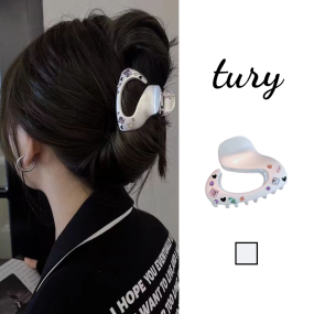 Kẹp Tóc Bạc Đính Đá Tinh Tế - Mã KT073