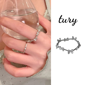 Nhẫn Unisex, Nhẫn Mạc Bạc Nhiều Mẫu Mã Cho Nàng Lựa Chọn Dễ Phối Đồ Phong Cách Hàn Quốc