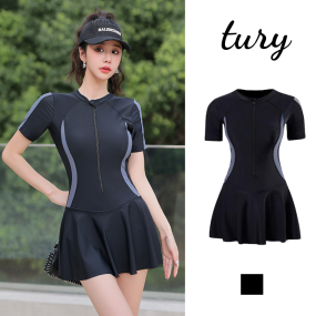 Đồ bơi nữ kiểu váy liền thân - AH023